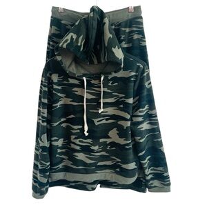 Sweet Romeo Camouflage Hoodie and Skirt Set